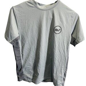 Vineyard Vines Boys M Performance Short Sleeve‎ T-Shirt Gray